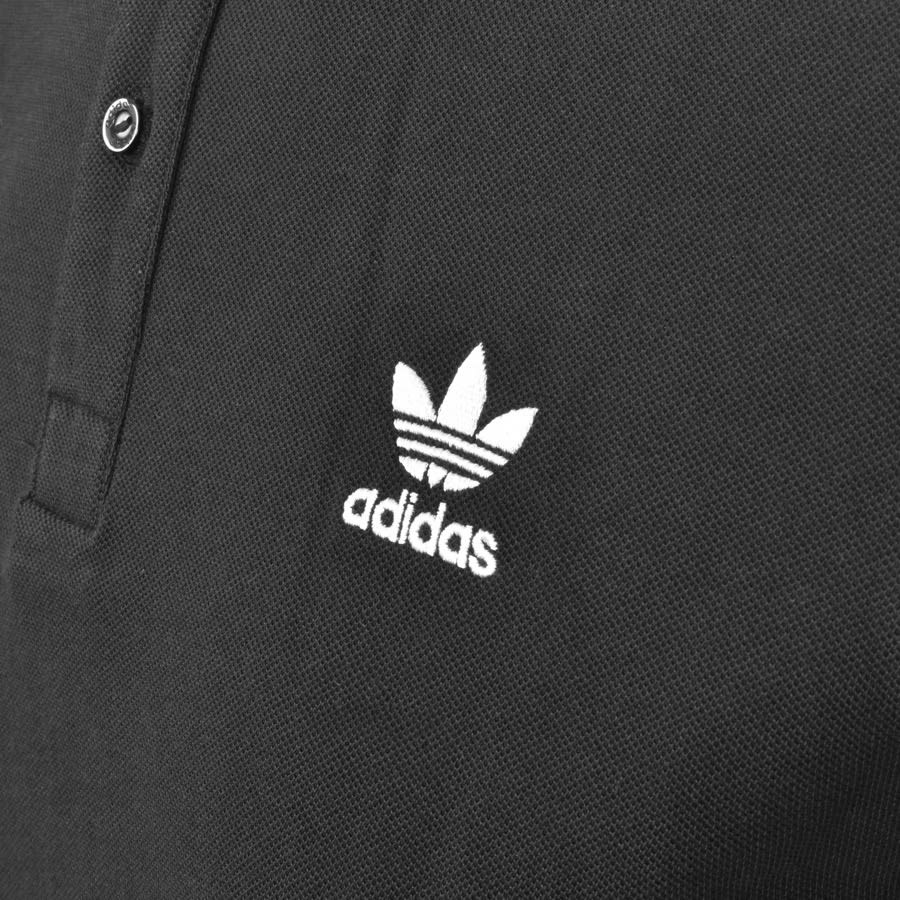 Alternative Image for Productadidas Originals Tipped Polo T Shirt Black3